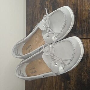 Women's Sonoma Light Grey Boat Shoes Size 9